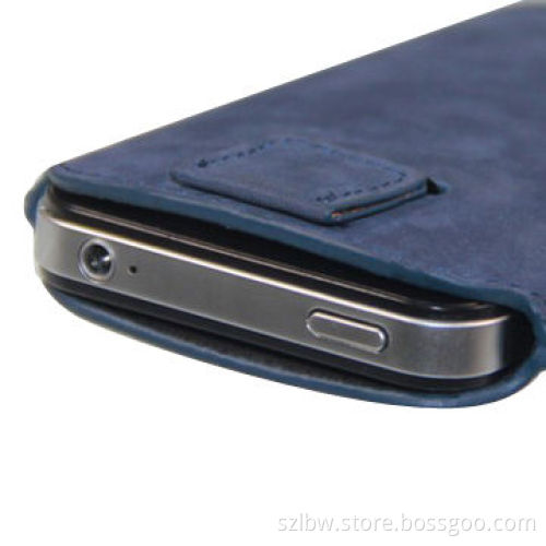 Leather pouch for iPhone